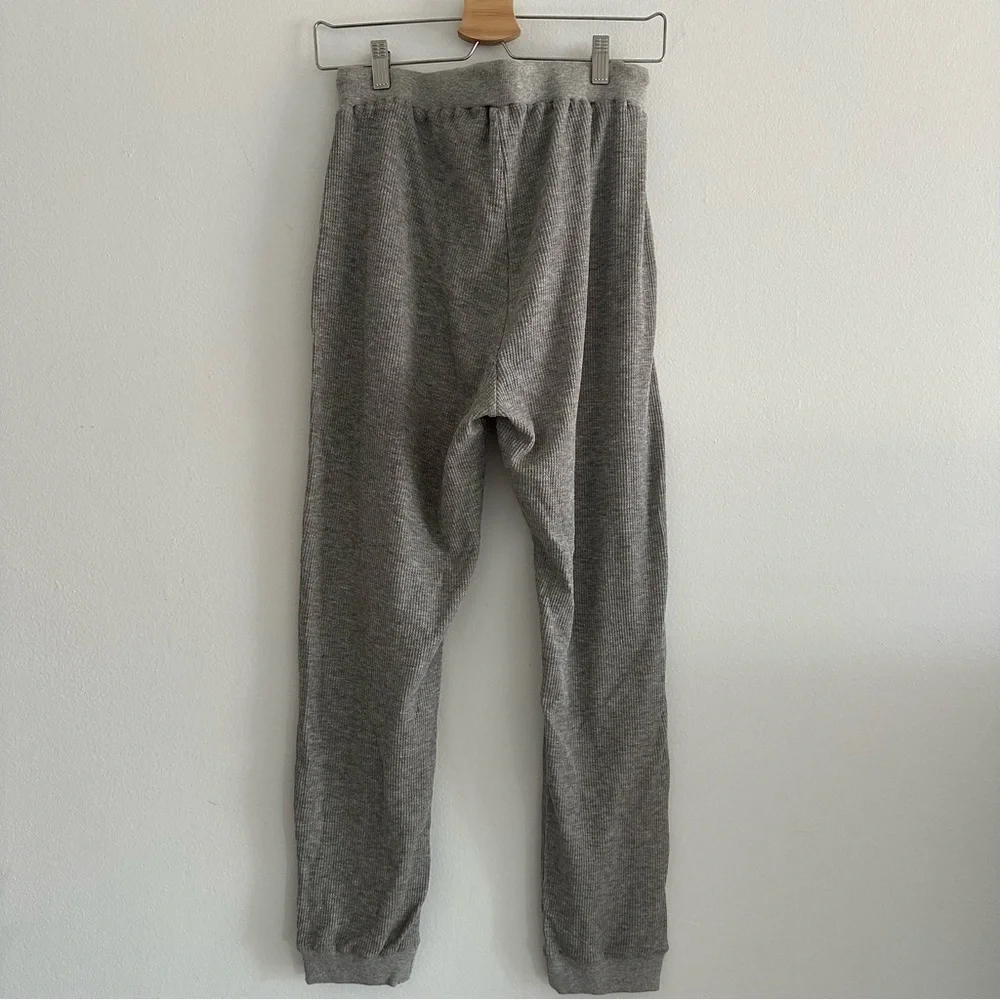 Skin For Neiman Marcus Waffle Gray Joggers Pants Sz 2 - Picture 4 of 6